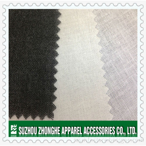 Woven fusible cotton shirt interlining for garment